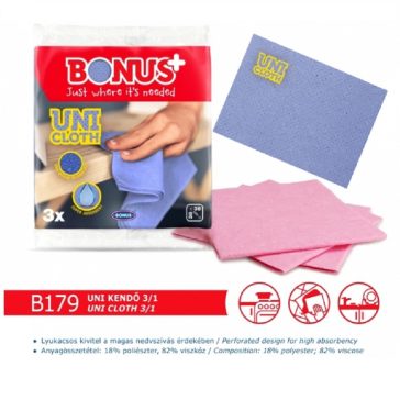Bonus+ MicroUni mikroszálas törlőkendő 3/1