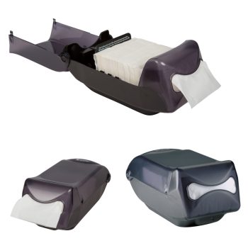   Adagoló "V" hajtott szalvétához FEKETE - Nagy kapacitású - San Jamar