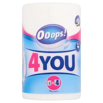 Ooops! 4You 2 rétegű papírtörlő, 1 tekercs