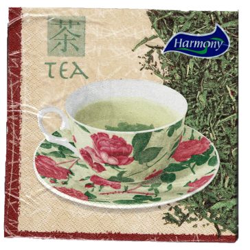 Harmony szalvéta, tea - 3 rétegű, 20 db