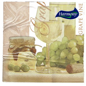 Harmony szalvéta, boros - 3 rétegű, 20 db