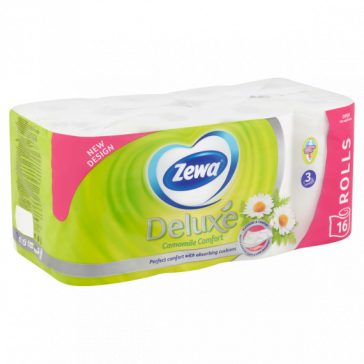   Zewa Deluxe Camomile Comfort toalettpapír - 3 rétegű, 16 tekercs