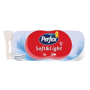   Perfex Boni piros 3 rétegű toalettpapír 10 tek 12db/karton