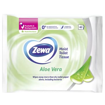 Zewa nedves toalett papír 42 db ALOE VERA