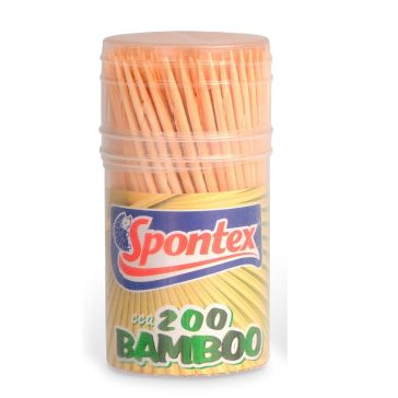 Spontex Bamboo fogpiszkáló - 200 db
