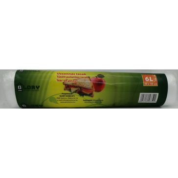   Glory Uzsonnás tasak, tűzött (300x500 mm) - 6 liter, 100 db