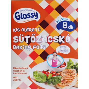 Glossy Sütőzacskó, csirkés (kis méretű) - 8 db