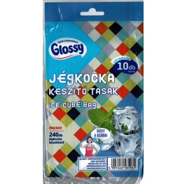 Glossy Jégkocka készítő tasak, önzárós - 10 db