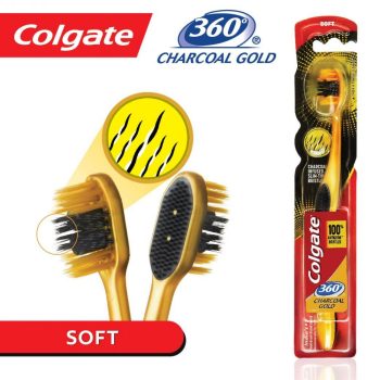 Colgate Charcoal Gold 360 Soft fogkefe