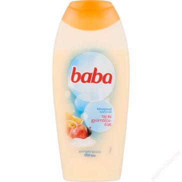 Baba Tusfürdő, tej és gyümölcsillat - 400ml