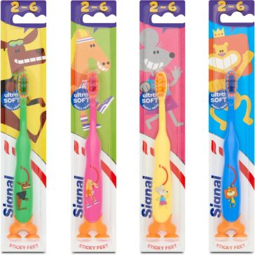 Signal Ultra Soft gyermek tapadókorongos fogkefe 2-6 évig