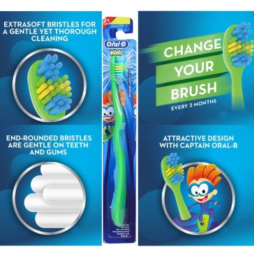 Oral-B fogkefe gyerek Extra Soft