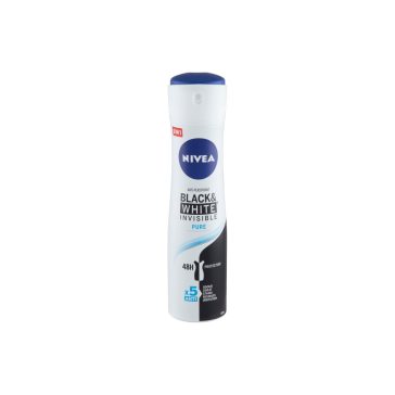 Nivea Black&White Invisible Pure női dezodor - 150 ml
