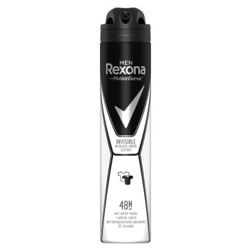 Rexona for Men Invisible Black+ White dezodor - 150 ml
