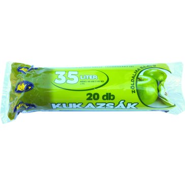 Kelly Zöldalma illatú kukazsák - 35 liter, 20 db