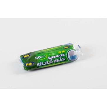 Kelly Szemetes bélelő zsák - 60 liter, 15 db