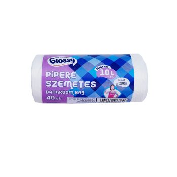 Glossy Pipere szemeteszsák - 10 liter, 40 db