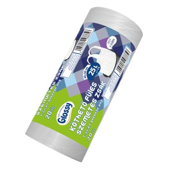 Glossy Köthető füles szemeteszsák - 25 liter, 20 db