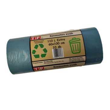 YES Kék extra szemeteszsák - 110 liter, 10 db