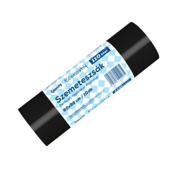 Glossy Economy szemeteszsák - 110 liter, 10 db