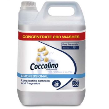   Coccolino Professional Sensitive öblítő, 200 mosás - 5 liter